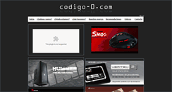 Desktop Screenshot of codigo-0.com